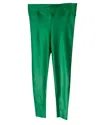 Koral Lustrous Leggings In Green Polyester In Green