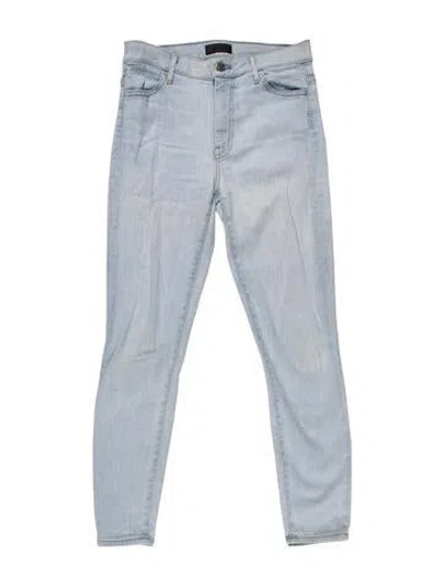 Pre-owned Koral Mid-rise Skinny Leg Jeans In Blue