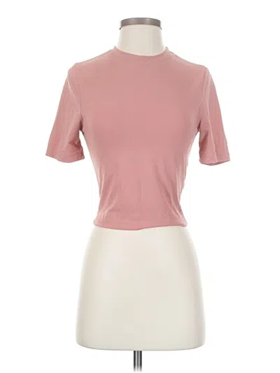 Pre-owned Koral Short Sleeve Turtleneck In Pink