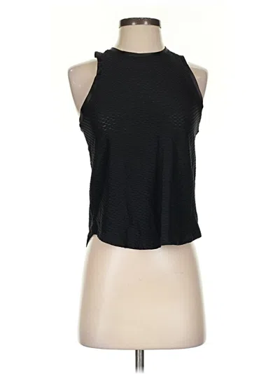 Pre-owned Koral Tank Top Black Halter Neckline Tops