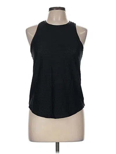 Pre-owned Koral Tank Top Black Halter Neckline Tops
