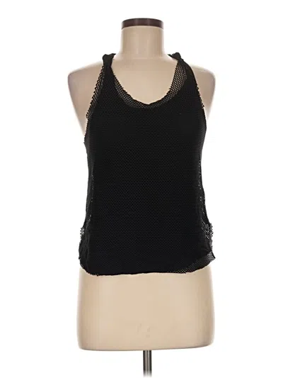 Pre-owned Koral Tank Top Black Halter Neckline Tops