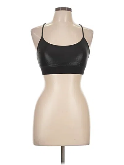 Pre-owned Koral Tank Top Black Strapless Neckline Tops
