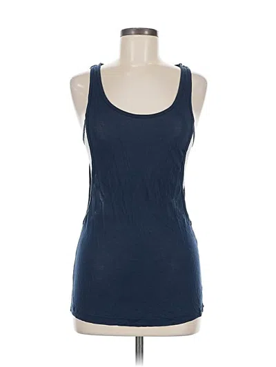Pre-owned Koral Tank Top Blue Halter Neckline Tops