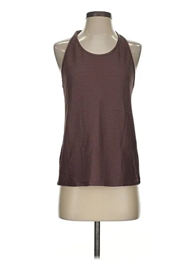 Pre-owned Koral Tank Top Brown Halter Neckline Tops