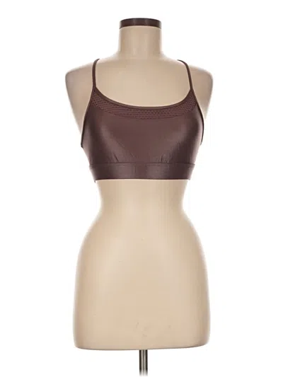 Pre-owned Koral Tank Top Brown Strapless Neckline Tops