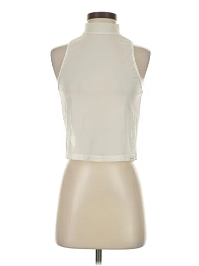 Pre-owned Koral Tank Top Ivory Halter Neckline Tops