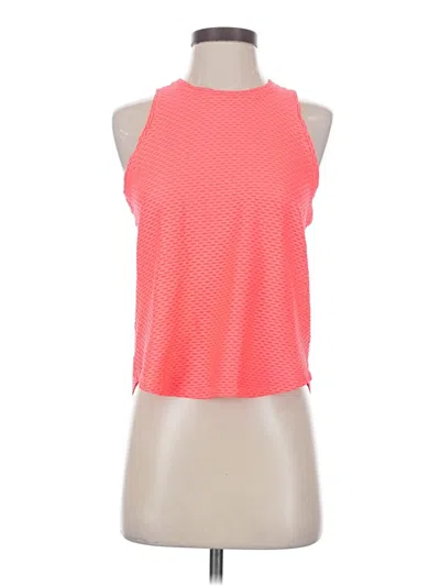 Pre-owned Koral Tank Top Pink Halter Neckline Tops