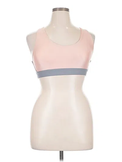 Pre-owned Koral Tank Top Pink Strapless Neckline Tops
