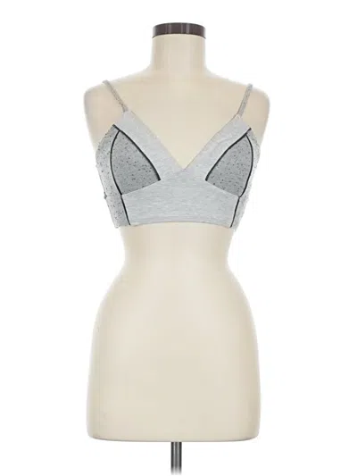 Pre-owned Koral Tank Top Silver Plunge Neckline Tops