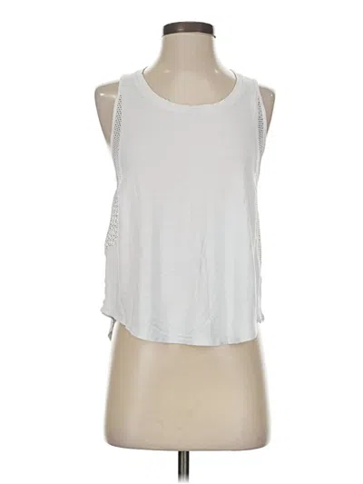 Pre-owned Koral Tank Top White Halter Neckline Tops