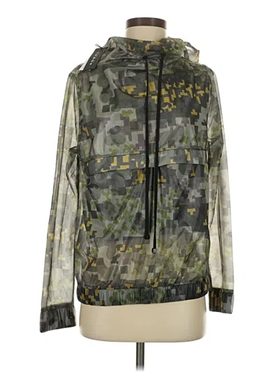 Pre-owned Koral Windbreaker Jacket In Green