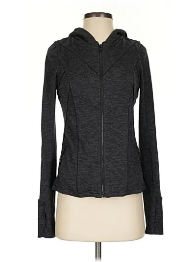 Pre-owned Koral Zip Up Hoodie In Gray