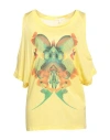 Koralline Woman T-shirt Yellow Size Xs Viscose In Yellow