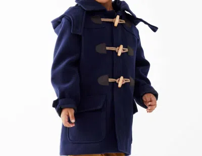 Korango Usa Kids' Classic Boy Overcoat In Navy In Blue