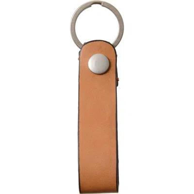 Korchmar Arthur Leather Key Chain In Tan