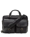 Korchmar Barton Leather Briefcase In Black
