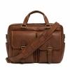 Korchmar Barton Leather Briefcase In Brown