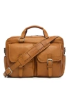 Korchmar Barton Leather Briefcase In Brown