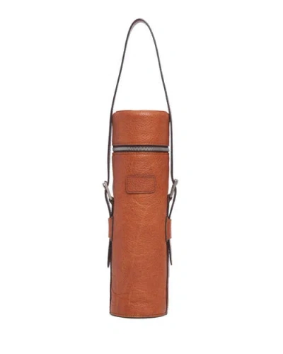 Korchmar Bellevue Leather Bottle Bag In Brown