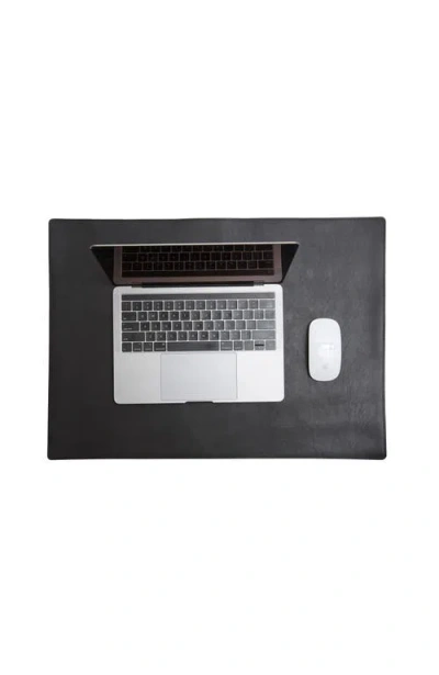 Korchmar Carter Leather Desk Pad In Black