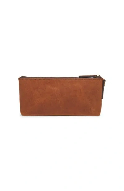 Korchmar Dillinger Leather Organizer Pouch In Brown