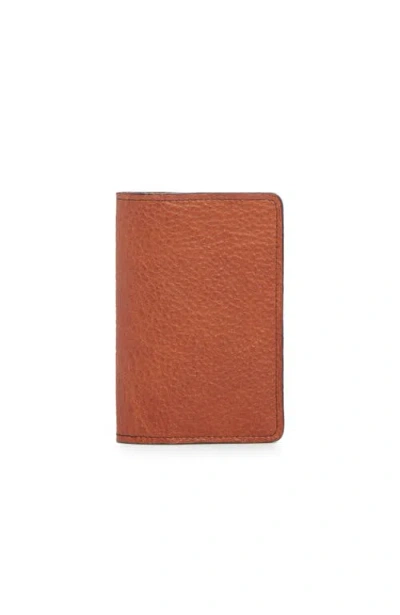 Korchmar Earhart Leather Passport Case In Brown