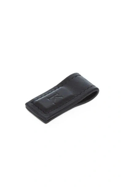 Korchmar Edison Leather Cord Wrapper In Black