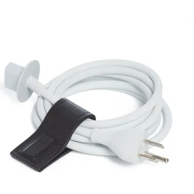 Korchmar Edison Leather Cord Wrapper In Black
