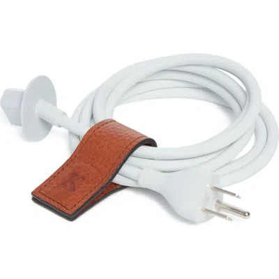 Korchmar Edison Leather Cord Wrapper In White