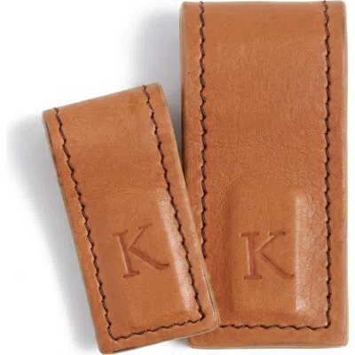 Korchmar Edison Leather Cord Wrapper In Brown