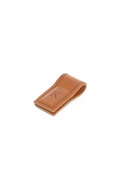 Korchmar Edison Leather Cord Wrapper In Brown