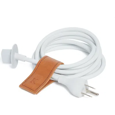 Korchmar Edison Leather Cord Wrapper In White