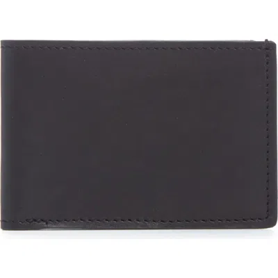 Korchmar George Slim Leather Billfold In Black