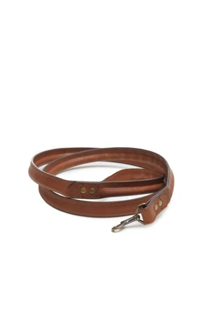 Korchmar Hadley Leather Dog Leash In Espresso