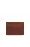 Korchmar Knox Slim Leather Wallet In Brown