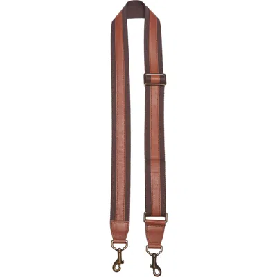 Korchmar Lee Interchangeable Shoulder Strap In Brown