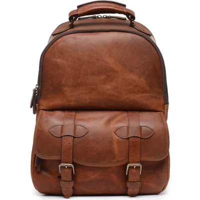 Korchmar Lewis Heritage Leather Backpack In Blue