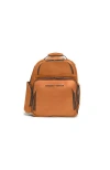 Korchmar Mason Workday Leather Backpack In Brown