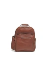 Korchmar Mason Workday Leather Backpack In Brown