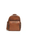 Korchmar Mason Workday Leather Backpack In Brown