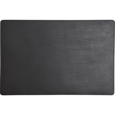 Korchmar Nash Leather Placemat In Black