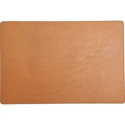 Korchmar Nash Leather Placemat In Brown