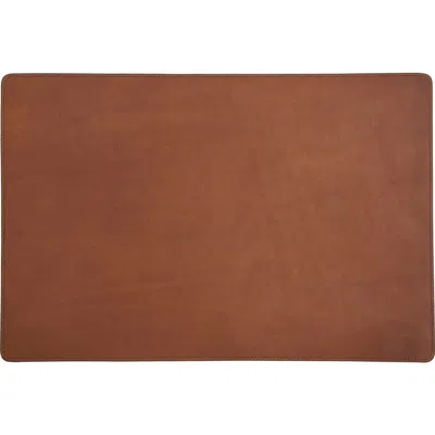 Korchmar Nash Leather Placemat In Brown