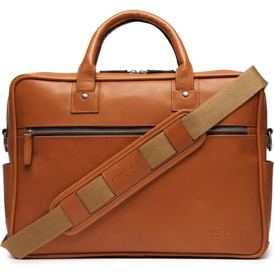 Korchmar Redford Leather Briefcase In Brown
