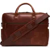 Korchmar Redford Leather Briefcase In Brown