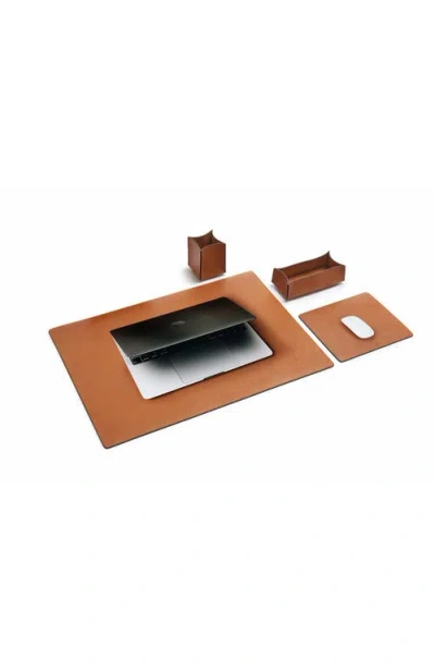 Korchmar Rushmore Leather Desk Set In Multi