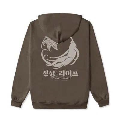 Korelimited Brown Ginseng Life Hoodie In Mocha