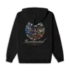 Korelimited Dragon Taeguk Half Zip Up Hoodie In Black In Black