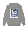 Korelimited Grey Taegukgi Flag Stamp Hoodie In Cement In Gray